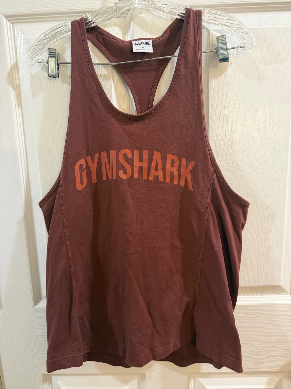 Gymshark Maroon Athletic Muscle Tank